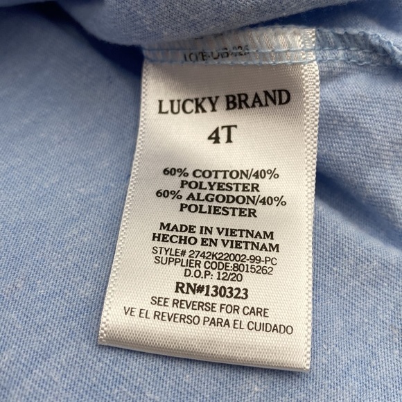 Lucky Brand baby Blouse 4T - Picture 3 of 4